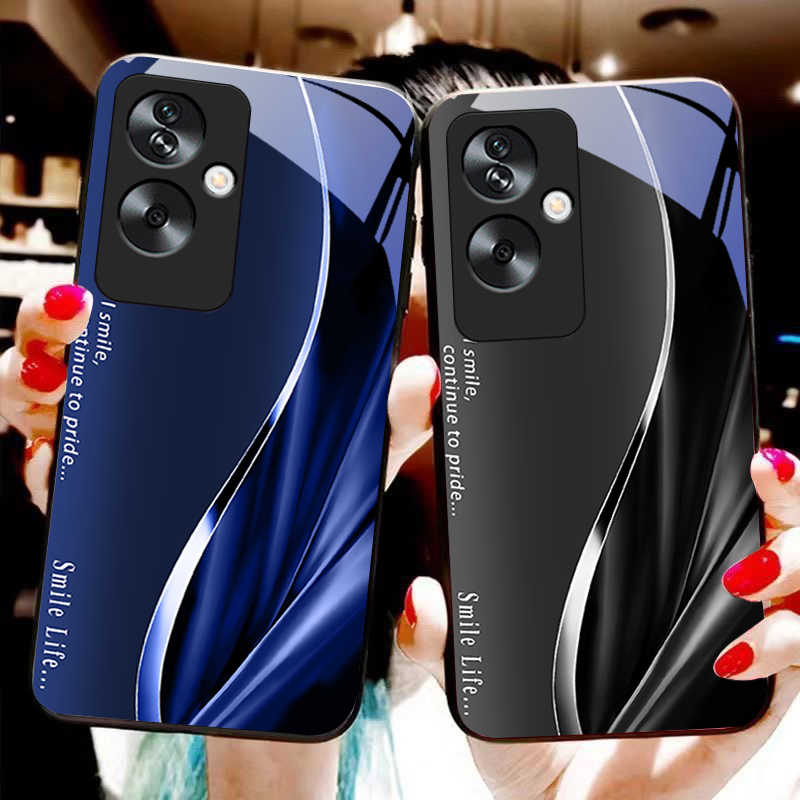 Realme Note 50 - Новый мягкий коричневый красный чехол для