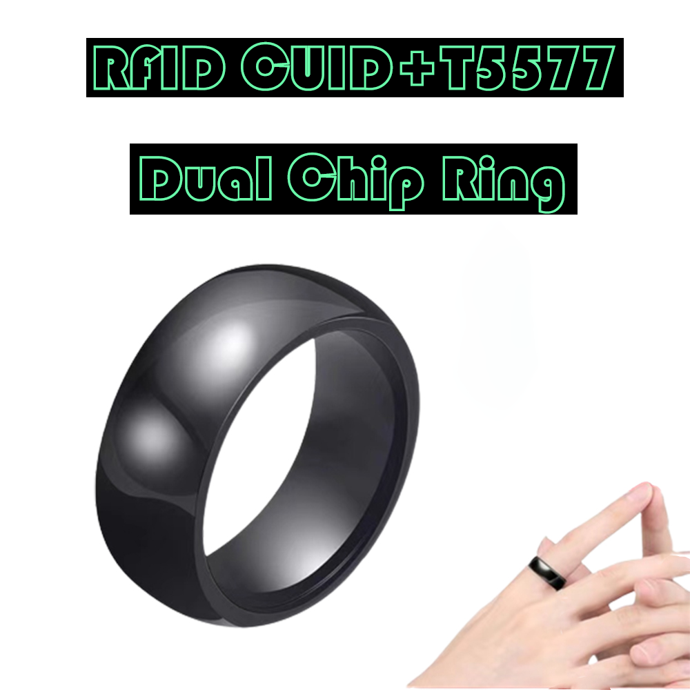 Smart Ring Nfc Pay - Смарт-клон RFID с двумя чипами, 13,56