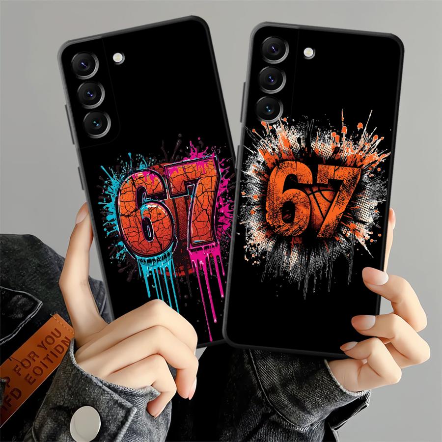 Samsung Galaxy A55 - Чехол Graffiti Basketball 67 для Samsung