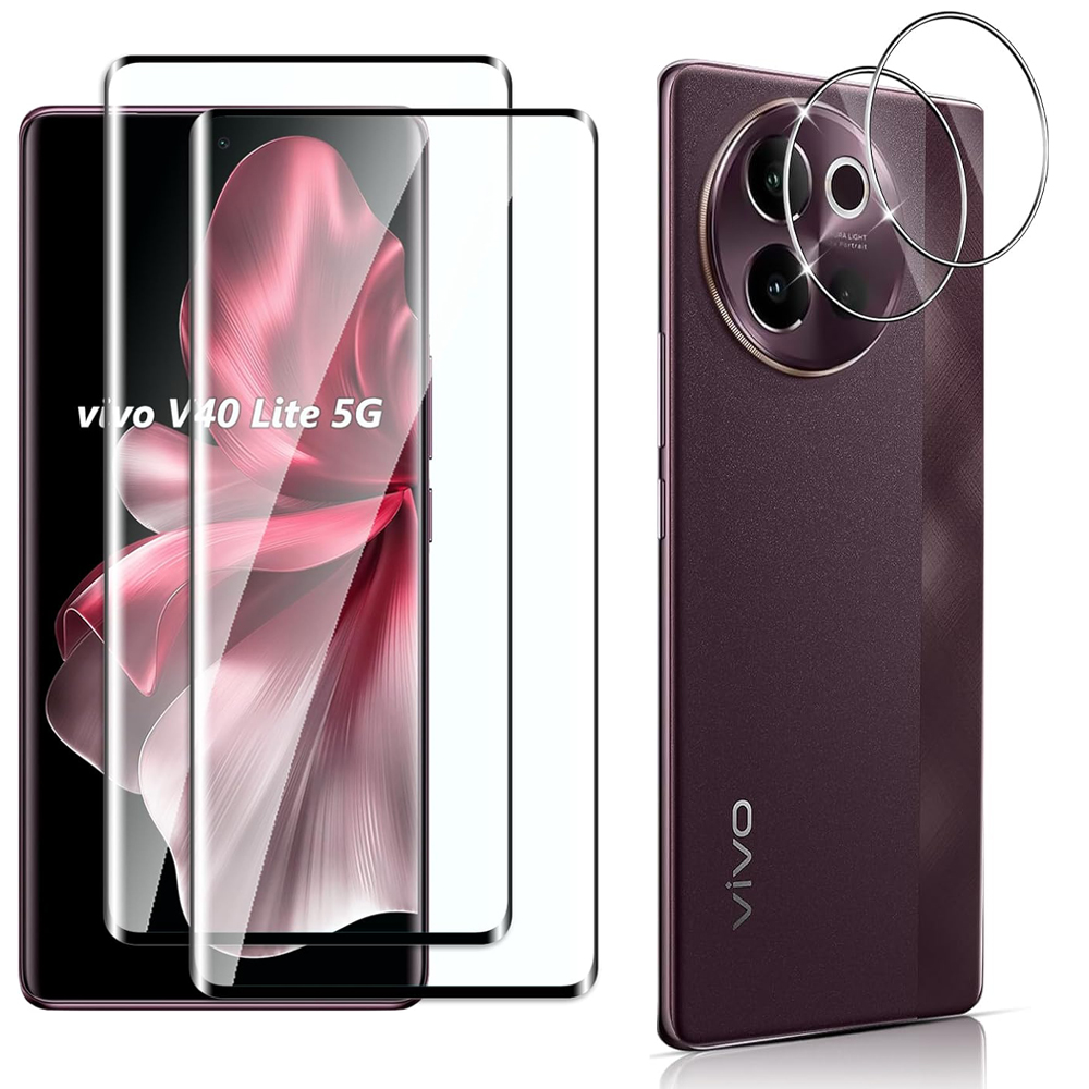 Vivo V40 - 3D изогнутое закаленное стекло 9H для