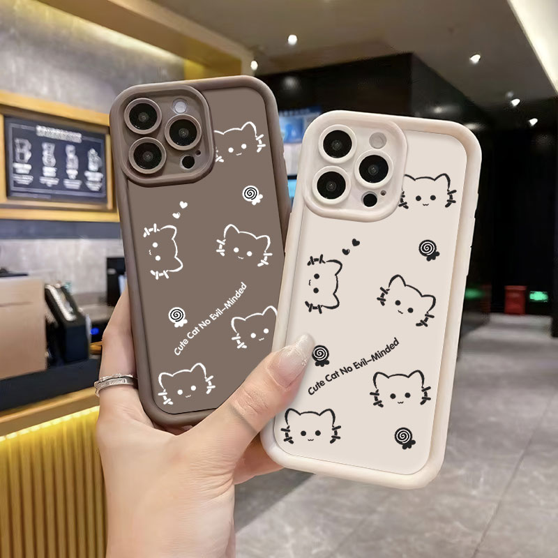 Модный чехол с милым котом для – обзор и цена Realme Note 50
